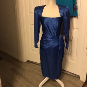Cobalt Blue dinner dress size 6